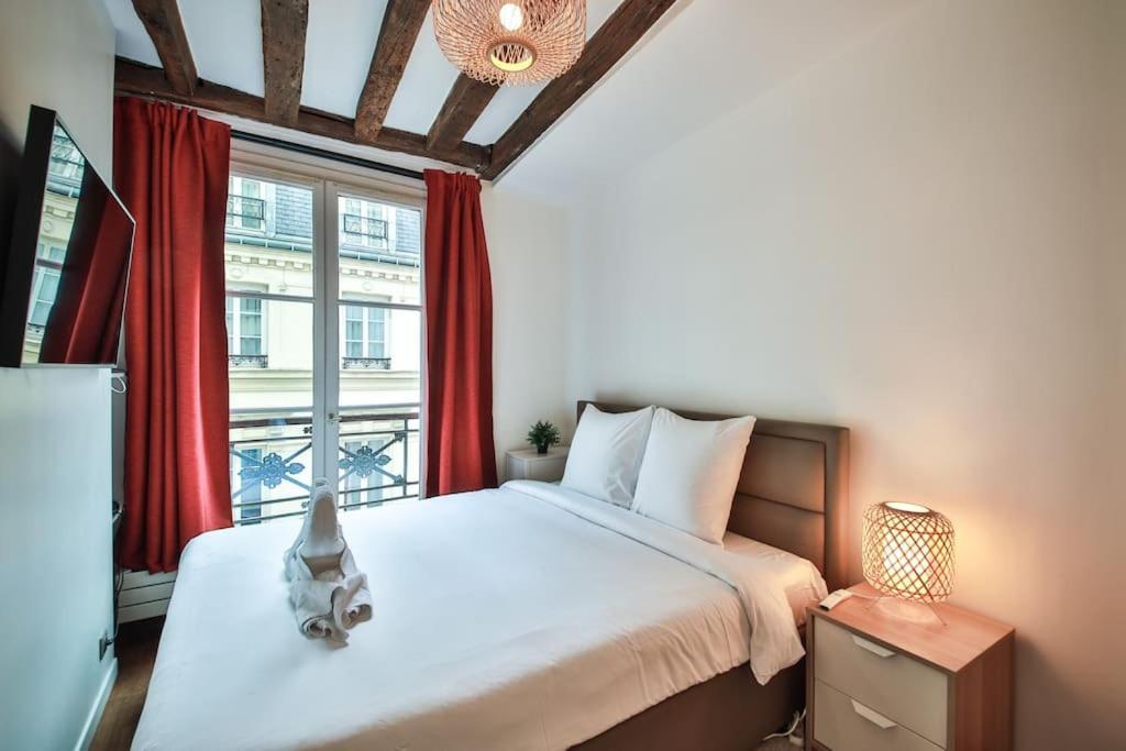 Ferienwohnung Typical Parisian Duplex#4Pers#Le Marais Exterior foto
