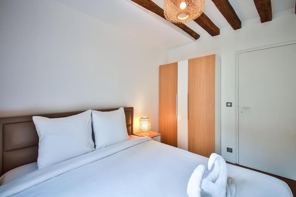 Ferienwohnung Typical Parisian Duplex#4Pers#Le Marais Exterior foto