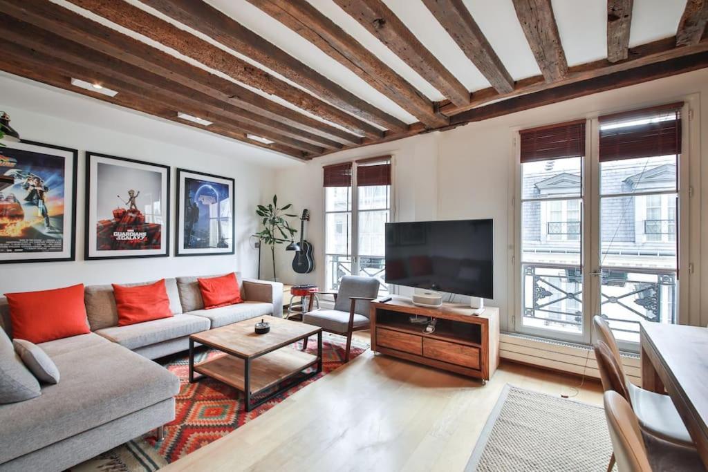 Ferienwohnung Typical Parisian Duplex#4Pers#Le Marais Exterior foto
