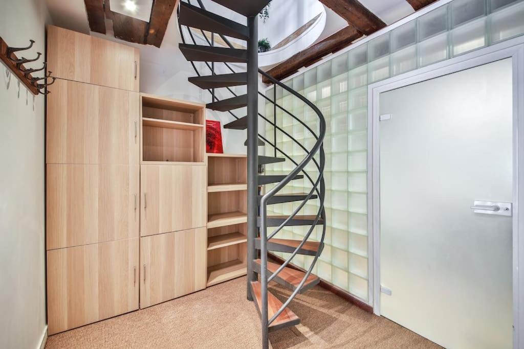 Ferienwohnung Typical Parisian Duplex#4Pers#Le Marais Exterior foto